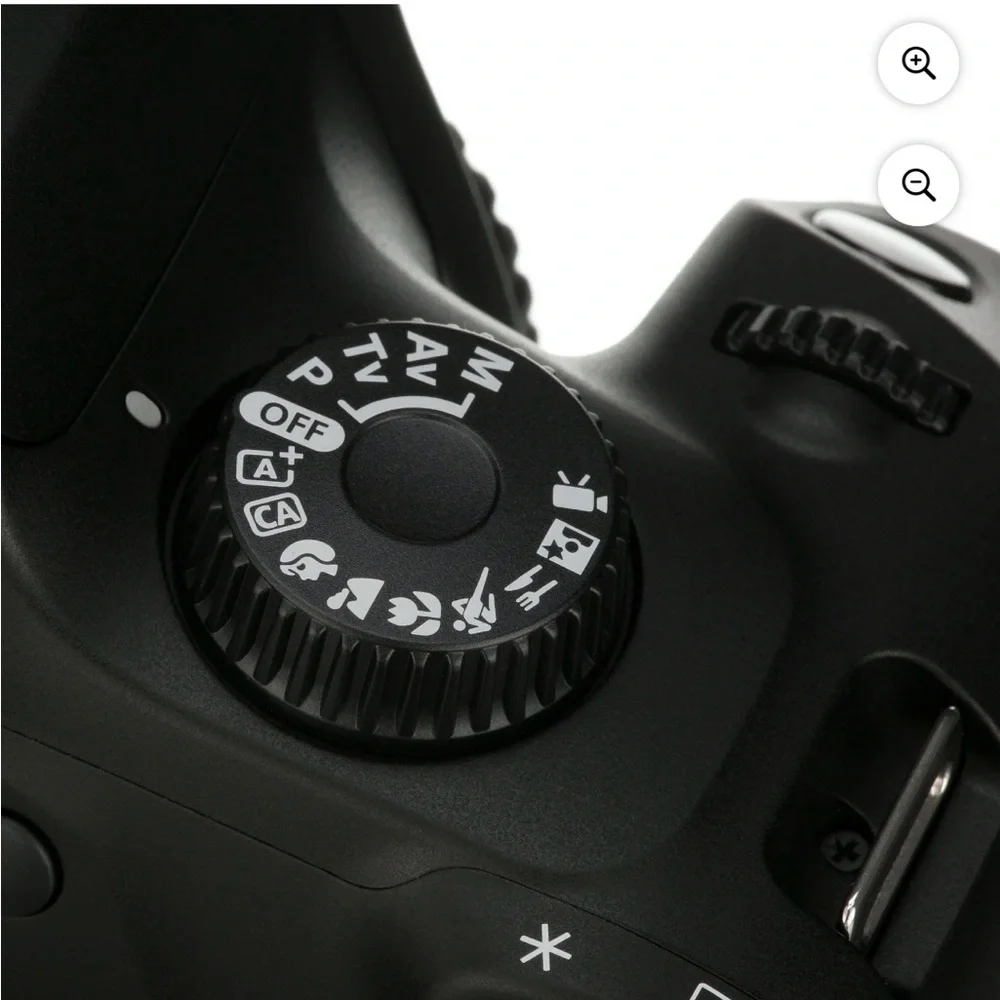 Canon Black DSLR Camera Body with Black Zoom Lens Kit